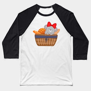 Cute Koala Bread Basket Baseball T-Shirt